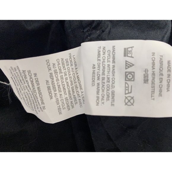 J Crew Women's Swim Suit Cover Up Tunic Eyelet Embroidered Black Medium Boho - Picture 5 of 5